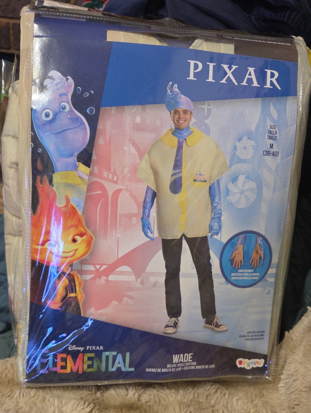 Wade Elemental Costume, Official Disney Pixar